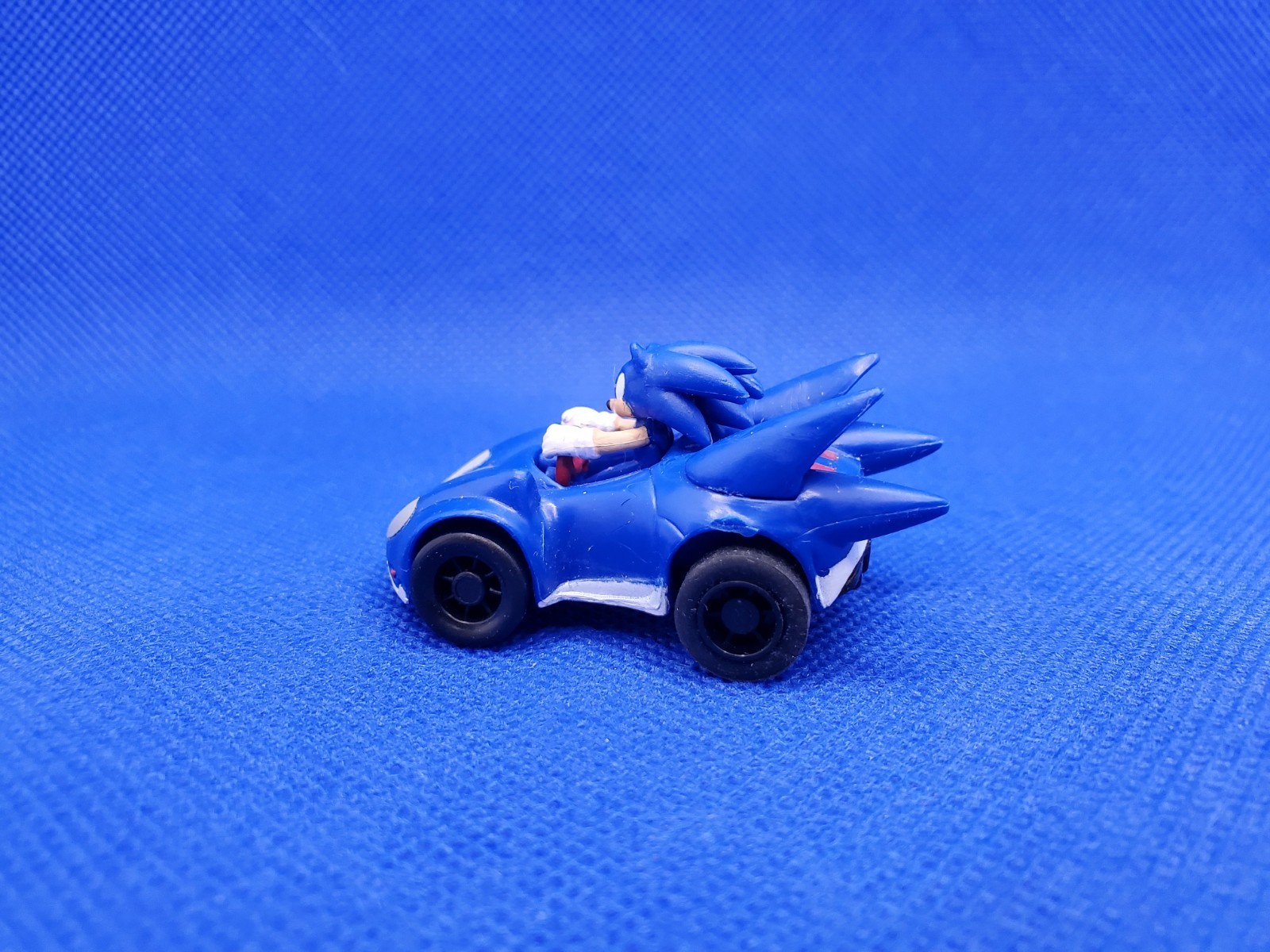 Sonic The Hedgehog Pull Back Gacha Blue Car Racer Tomy Mini Toys Official Sega