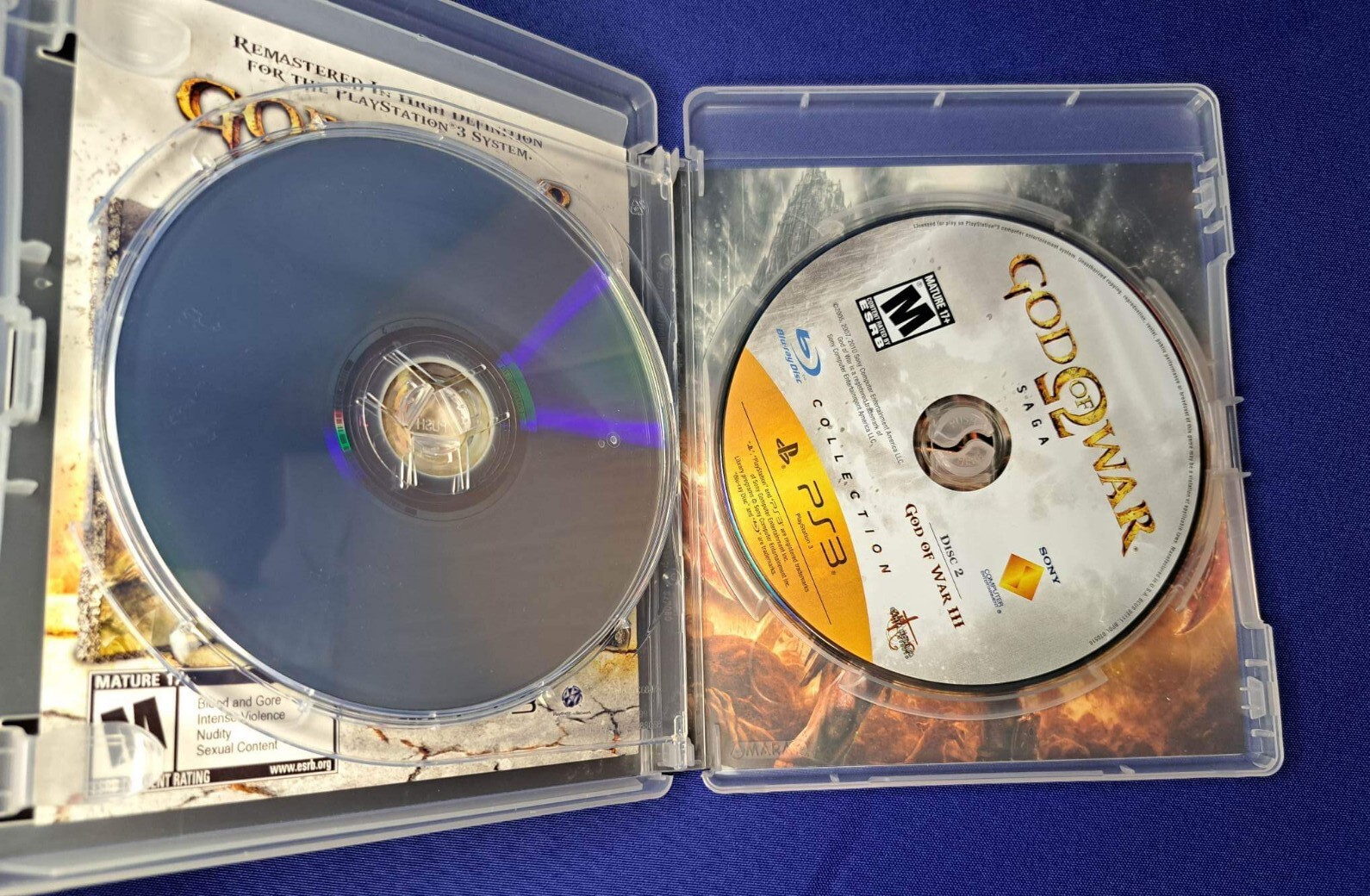 God of War Saga [I, II, III] PlayStation 3, 2012 – No Manual