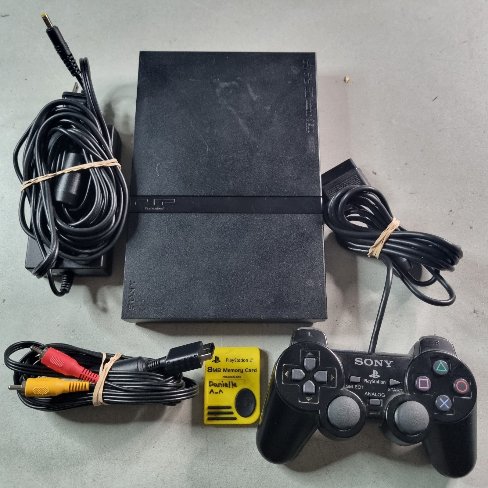 Sony PlayStation 2 PS2 Slim Console Bundle Complete Tested Memory Controller