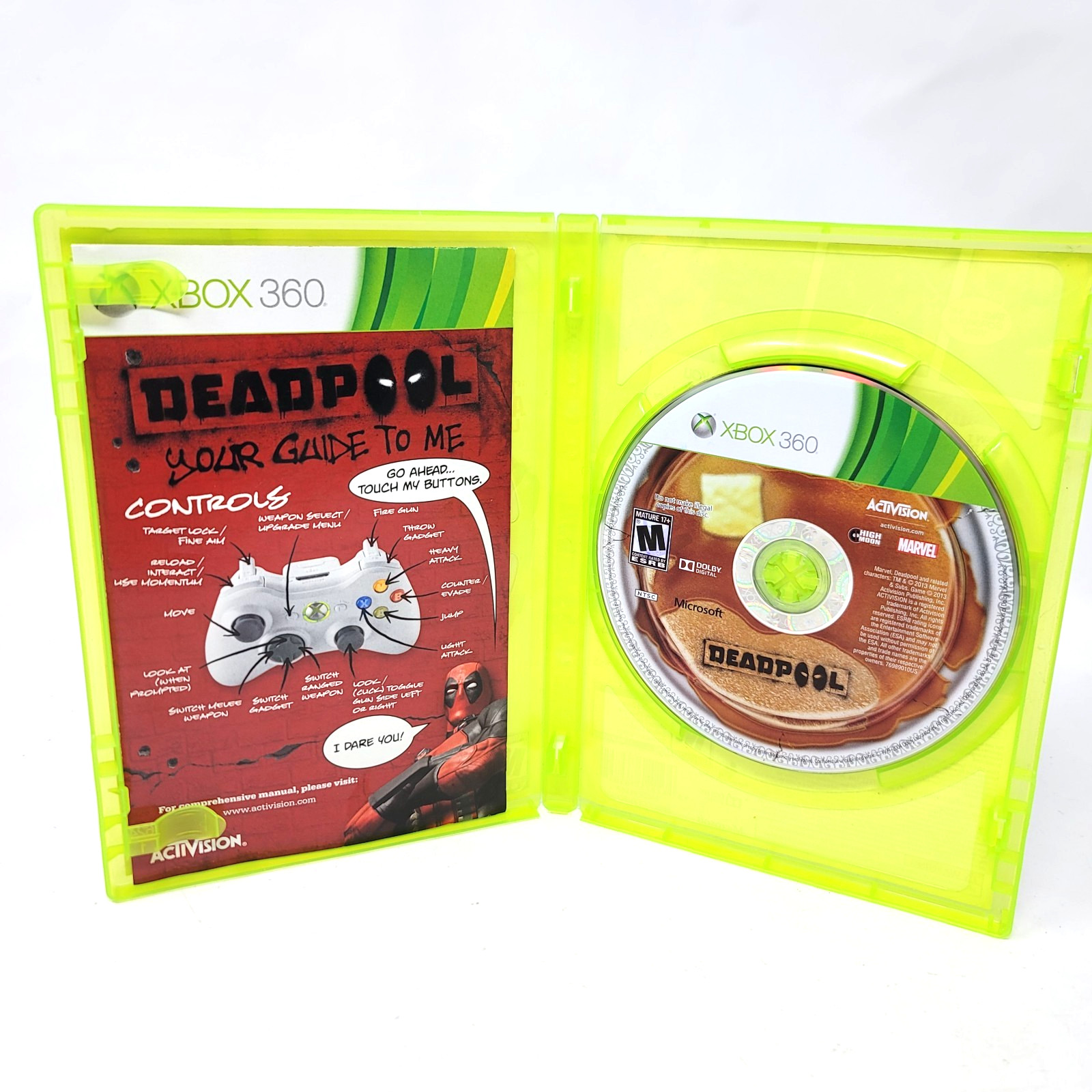 Deadpool (Microsoft Xbox 360) CIB Complete Tested Working