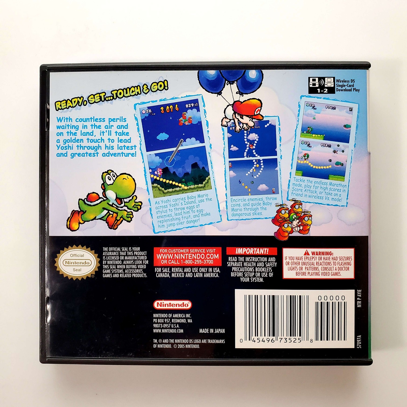 Yoshi Touch And Go – Nintendo DS Tested Authentic 1Y Guarantee