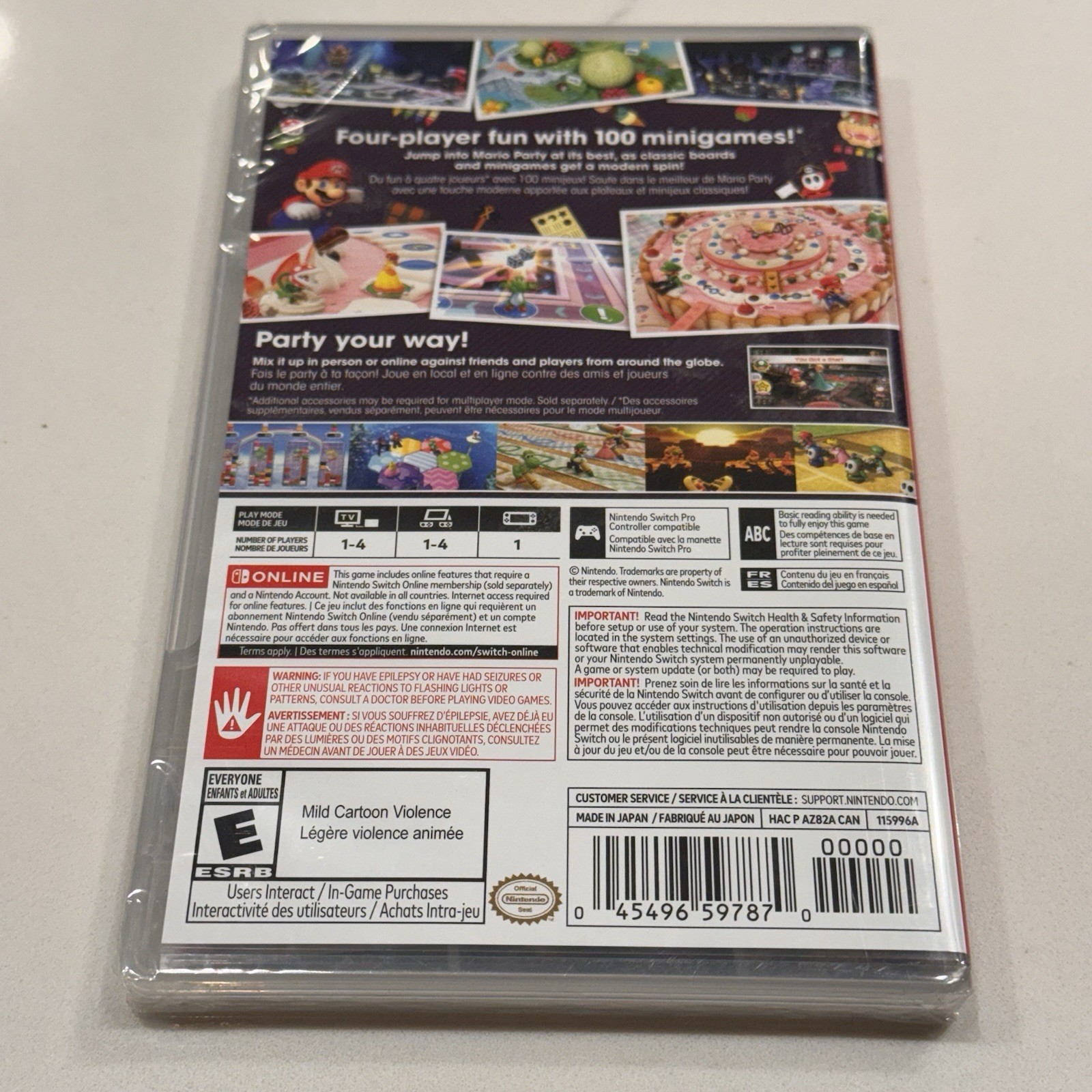 Mario Party Superstars (Nintendo Switch) US Version – Brand New Factory SEALED