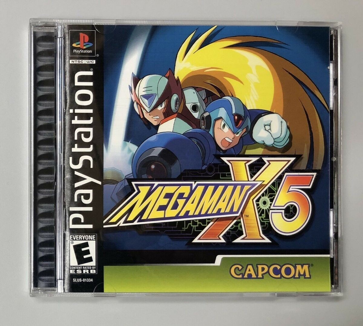 Mega Man X5 (SONY PlayStation 1, 2001) PS1 PSX X X4 COMPLETE PRISTINE NEW MINT