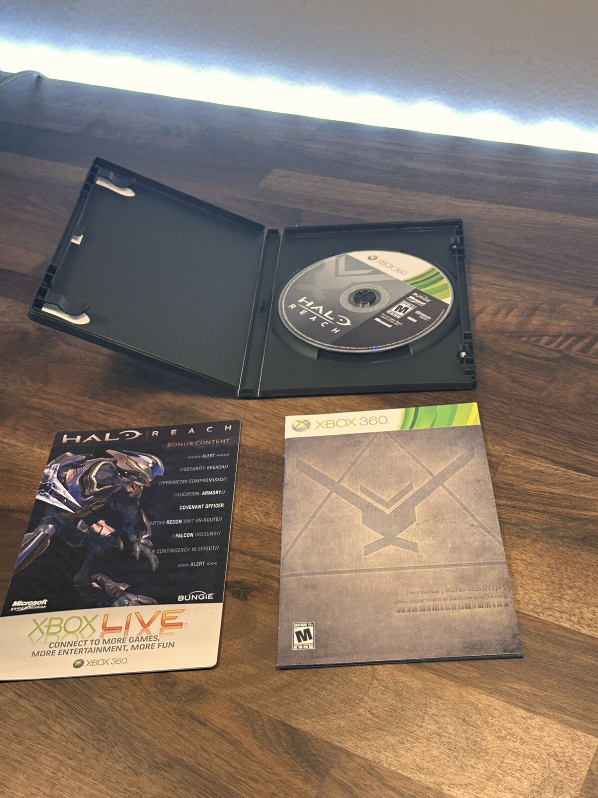 Halo Reach Microsoft Xbox 360 Complete CIB LN