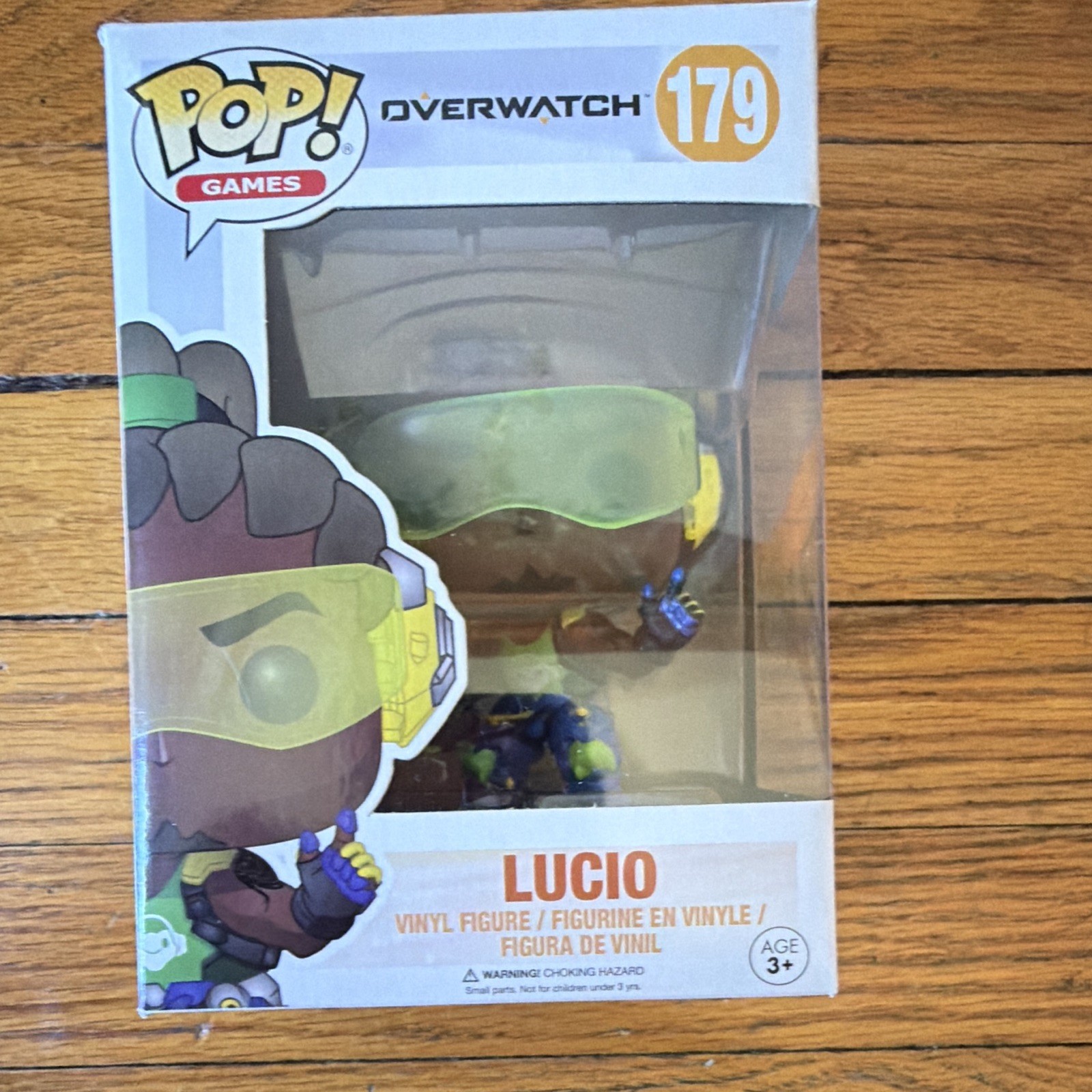 Funko Pop! Games Overwatch Lucio Vinyl Figure #179 2017 Boxed