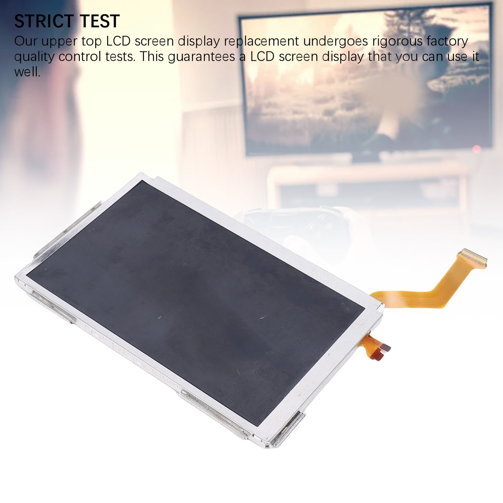 Top Upper LCD Screen Display Replacement For New 3DS XL LL 2015 Game Consol GUQI