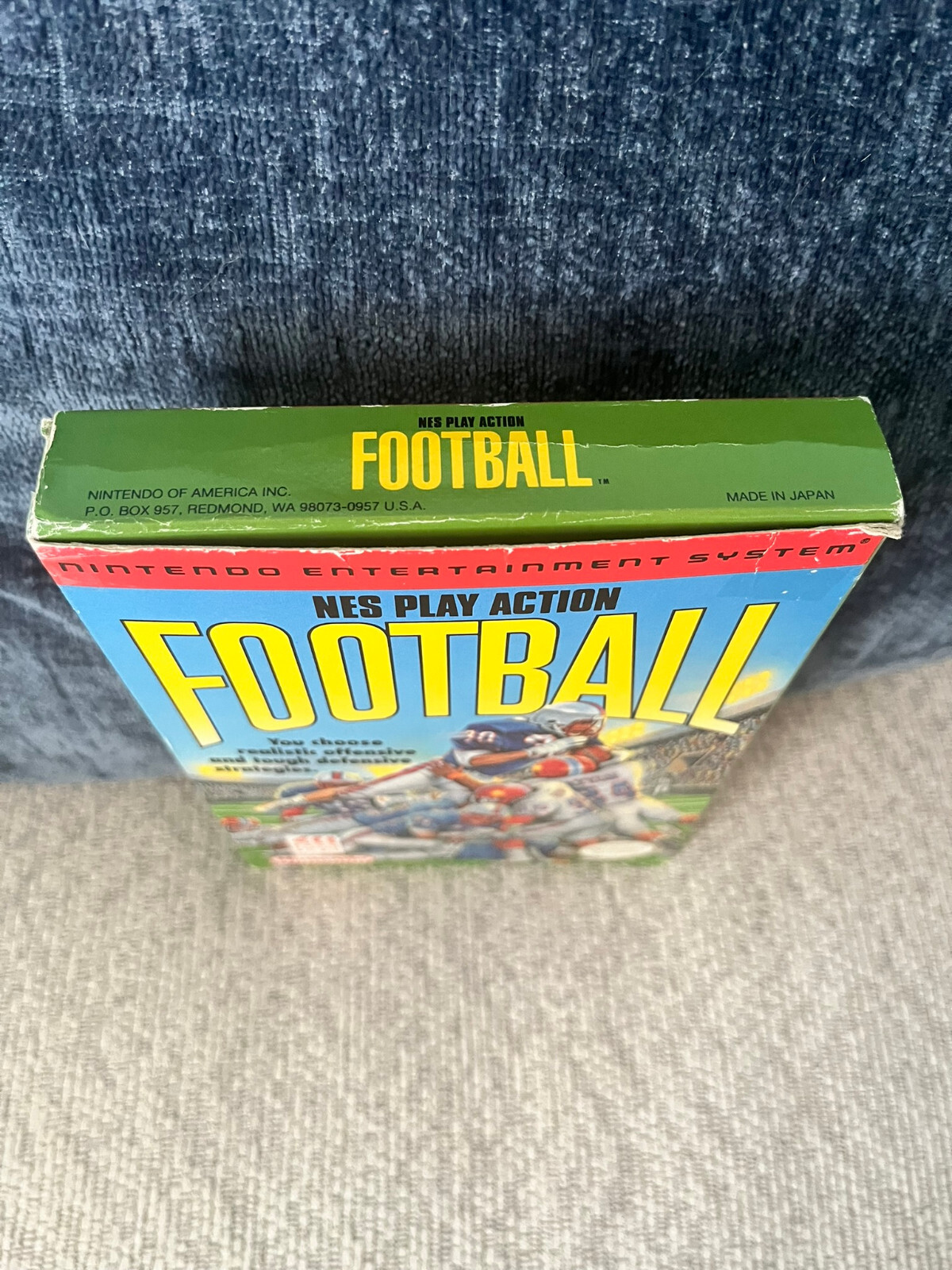 NES Play Action Football (Nintendo NES, 1990) Cib Complete in Box with Inserts