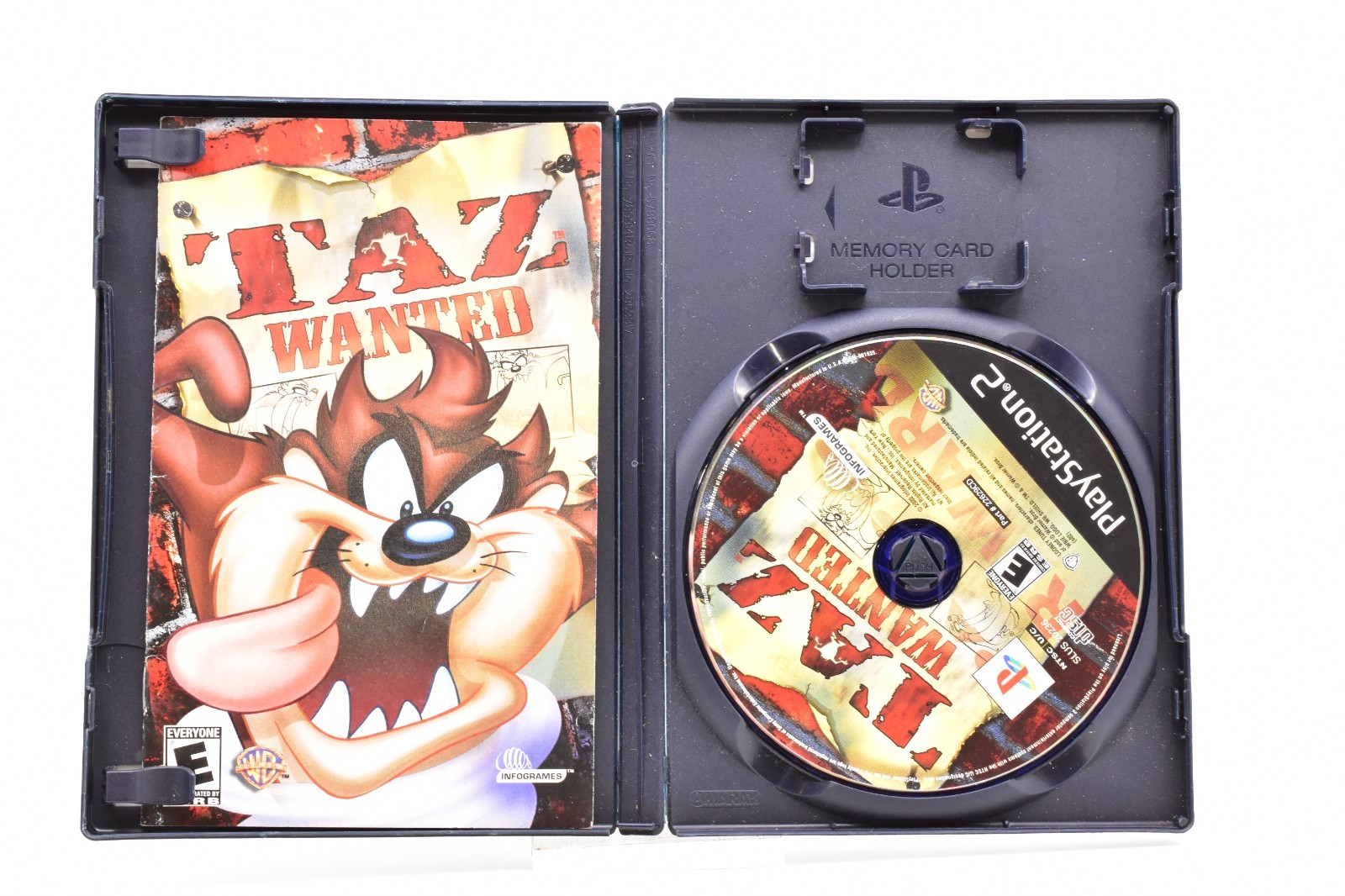 Taz: Wanted Sony PlayStation 2 PS2 Warner Bros Arcade Video Game Complete