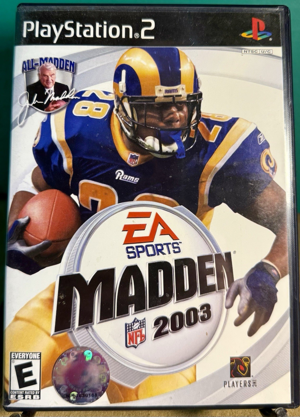Play Station 2 EA Sports Madden 2003 – Disc & Booklet, Untested