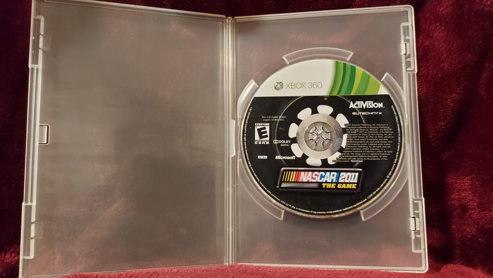 NASCAR The Game 2011 Microsoft Xbox 360 Disc Only