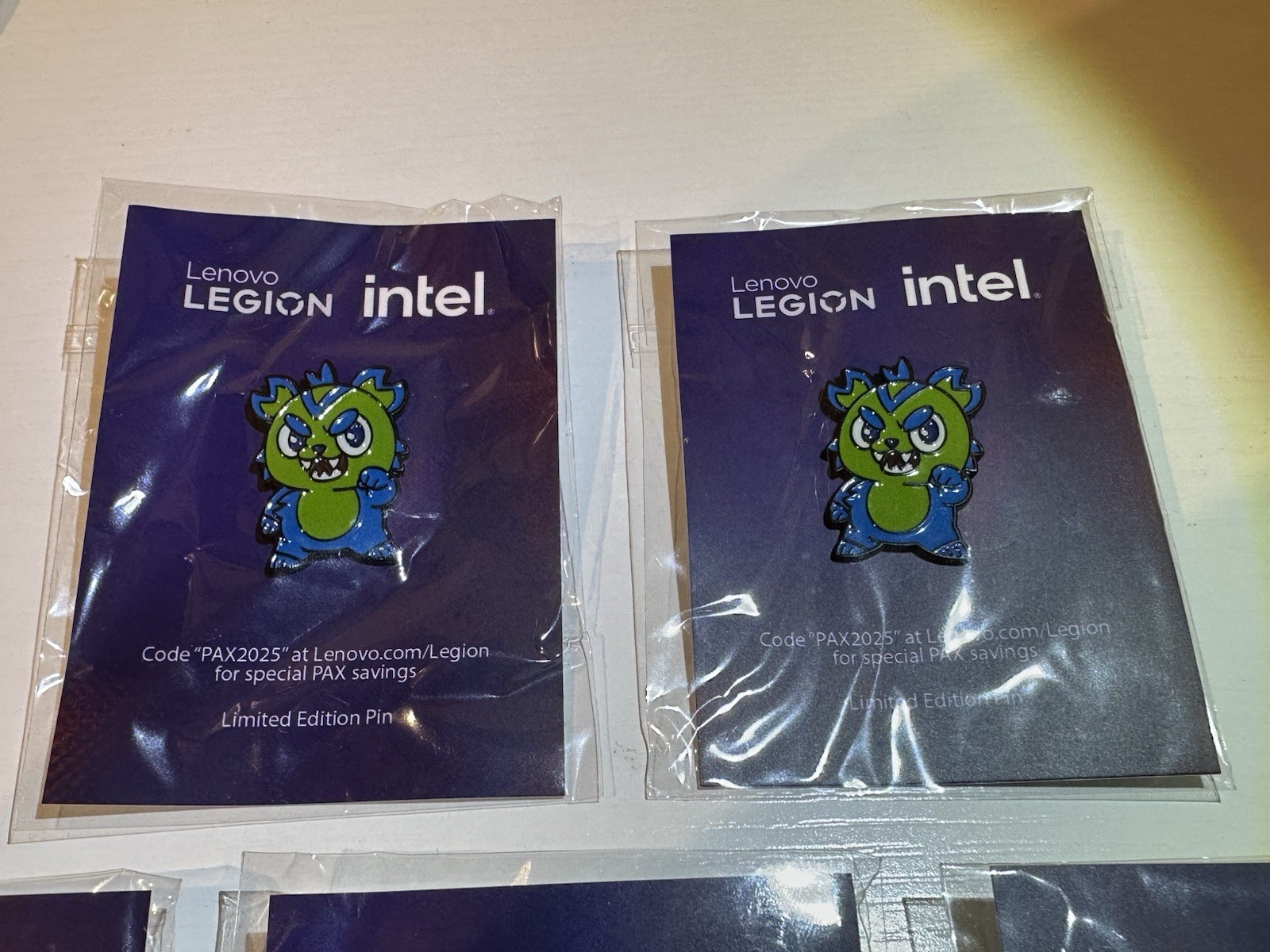 Lenovo Legion PAX West Pin Lot 5pc Limited Edition Bear Tech Memorabilia RARE