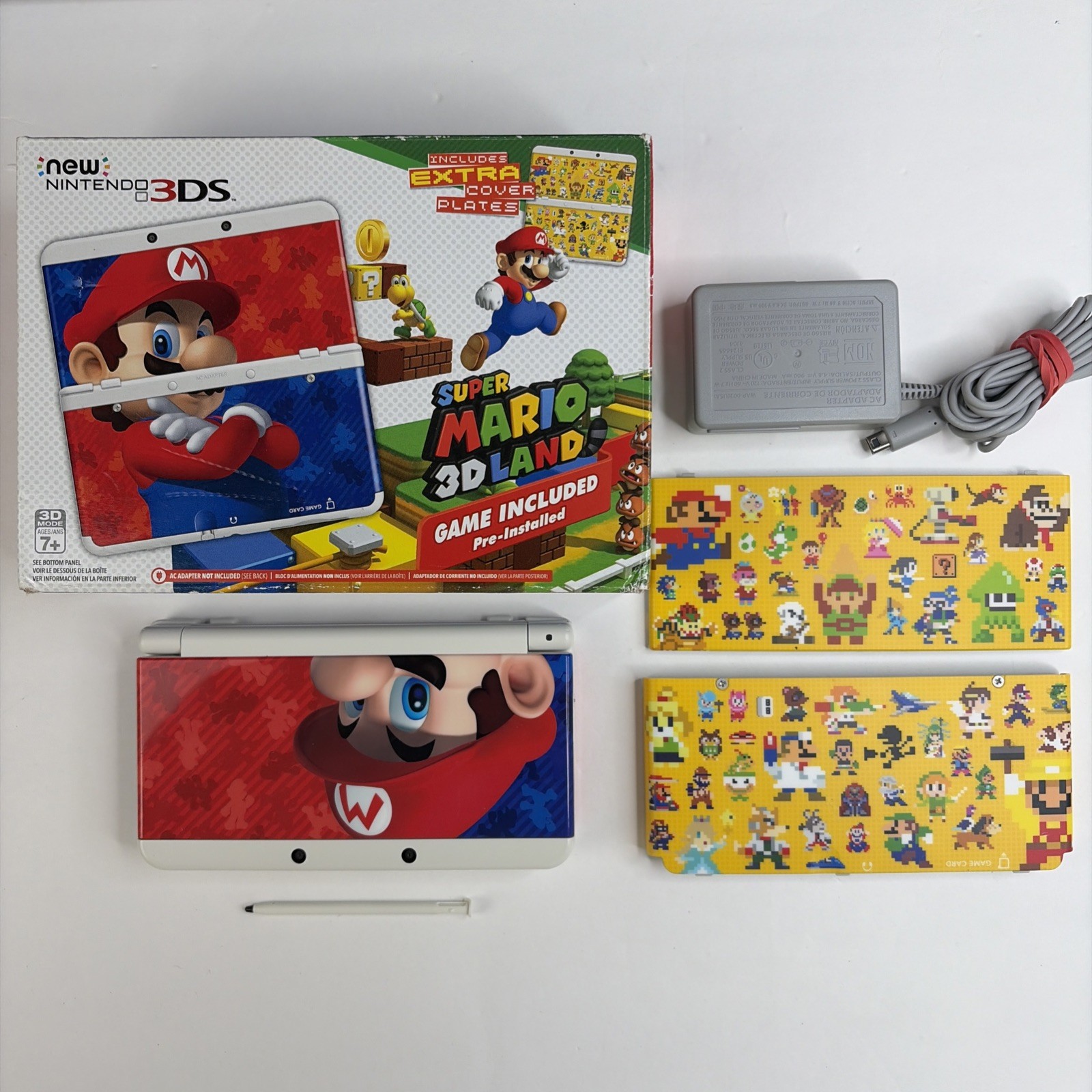 New Nintendo 3DS Super Mario 3D Land Edition Console In Original Box W Plates