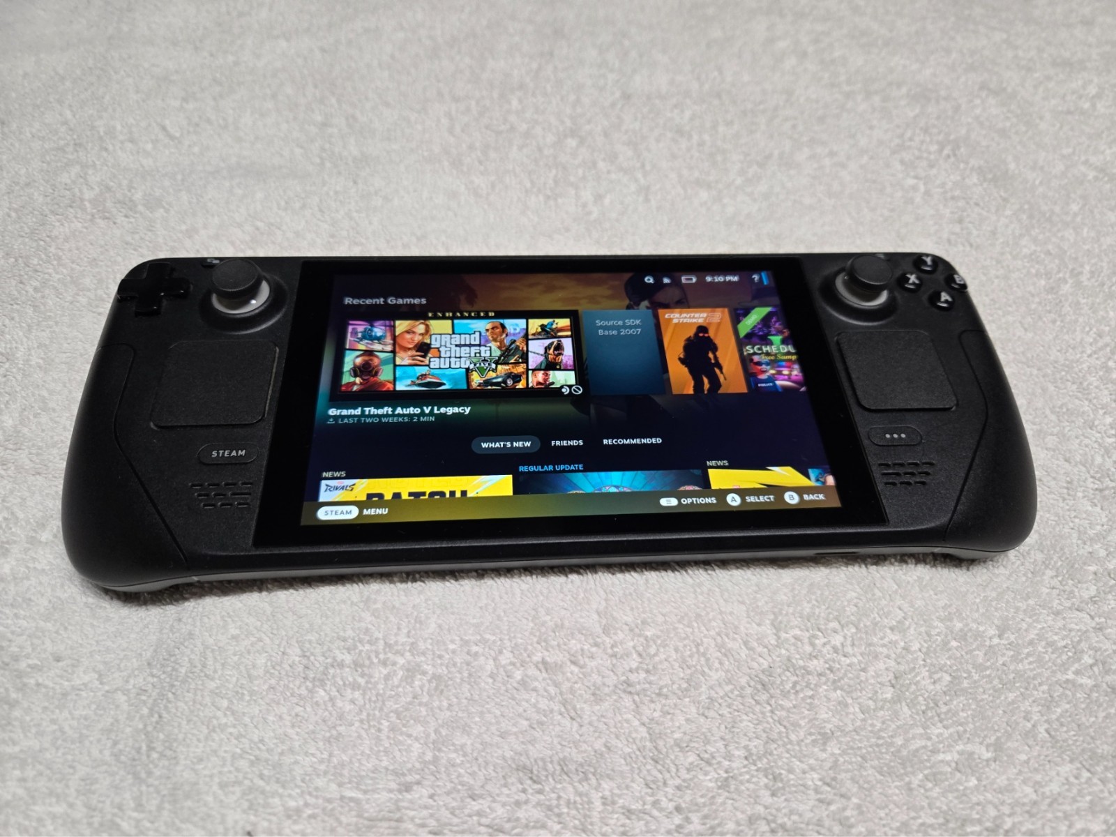 Valve Steam Deck 512GB Handheld Gaming Console – Case included, no charger