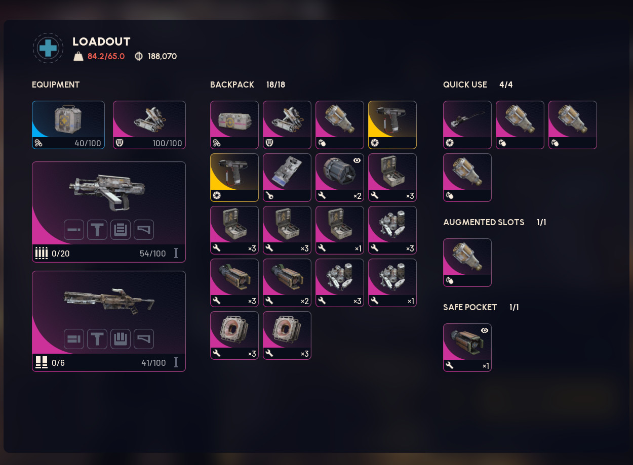 Arc Raiders. Items. Blueprints. Weapons. Mods. Coins. Equipment and others