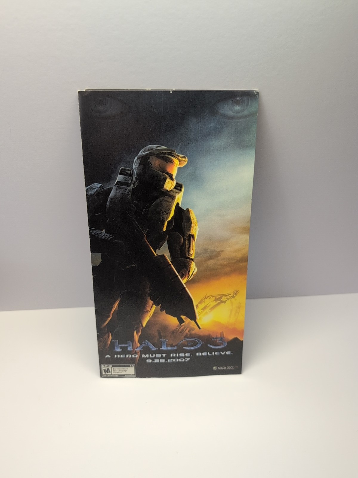 Halo 3 Microsoft Xbox 360 Promotional Pre-Release Product Information Pamphlet