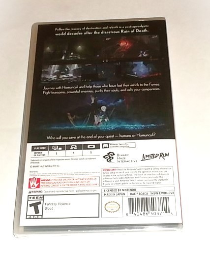 Ender Magnolia: Bloom in the Mist Nintendo Switch Game USA Version New UNOPENED