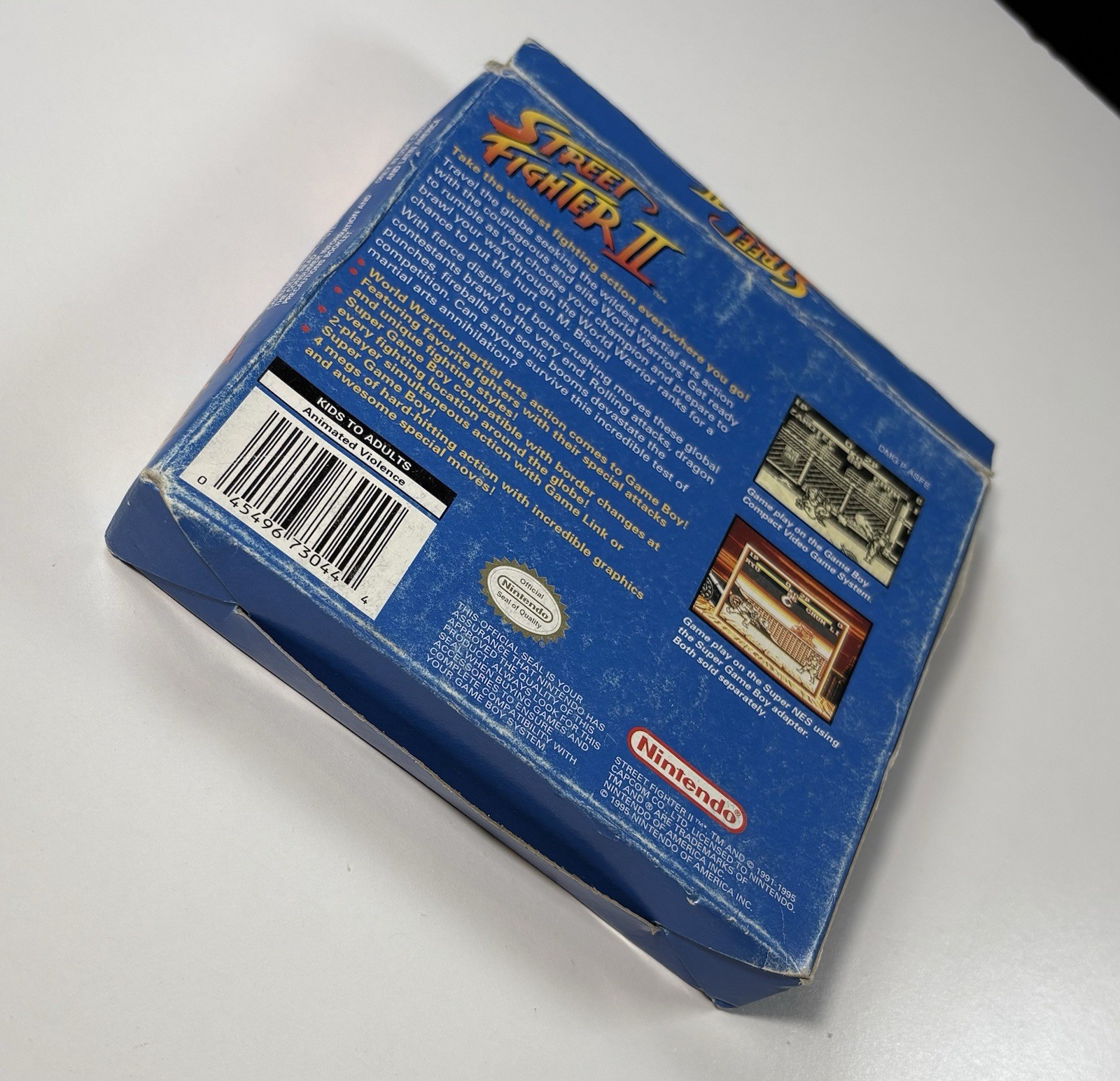 Street Fighter II 2 (Nintendo GameBoy 1995) W/ Box & Inserts READ – TESTED WORKS