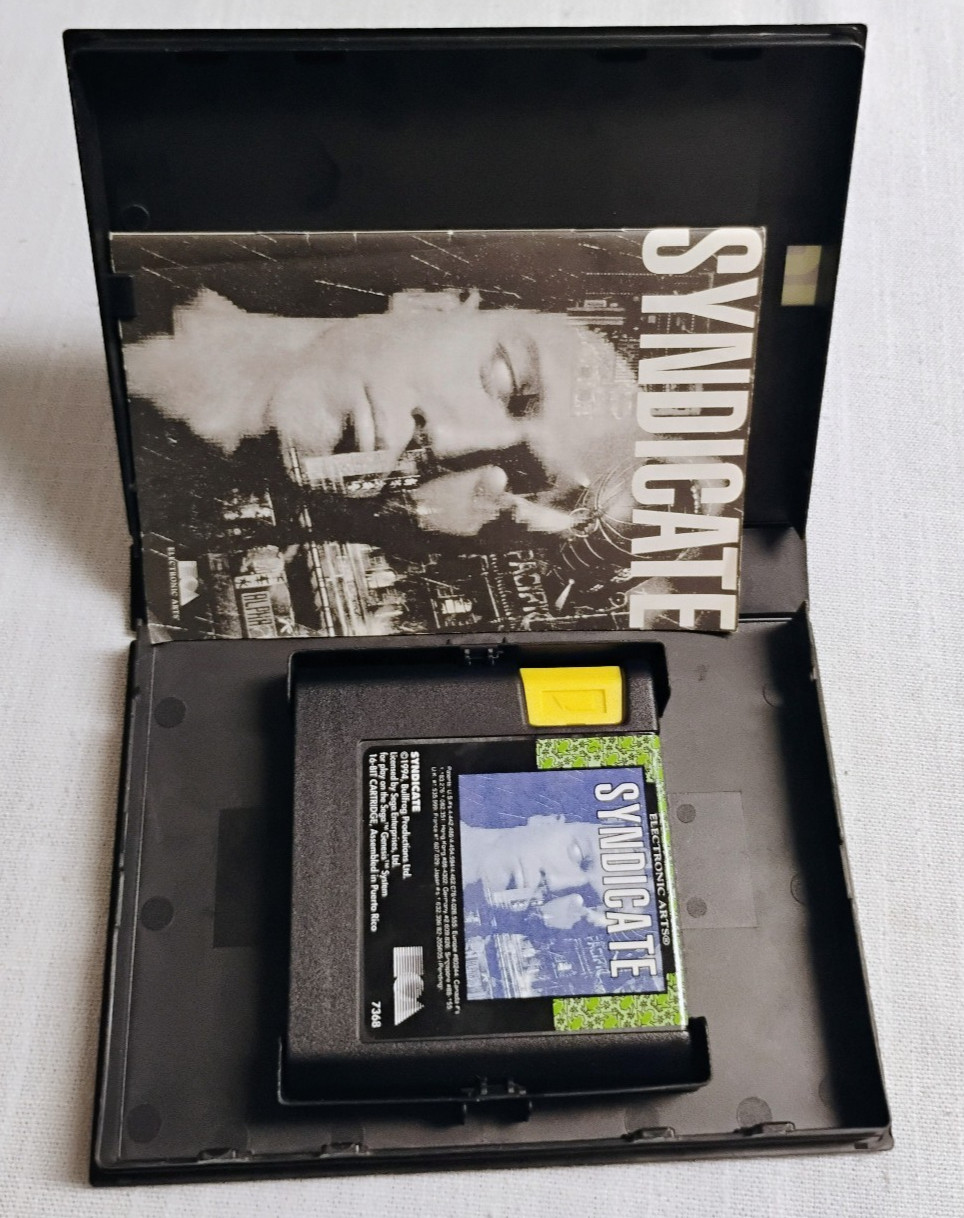 Syndicate (Sega Genesis) (CIB) Tested & Working