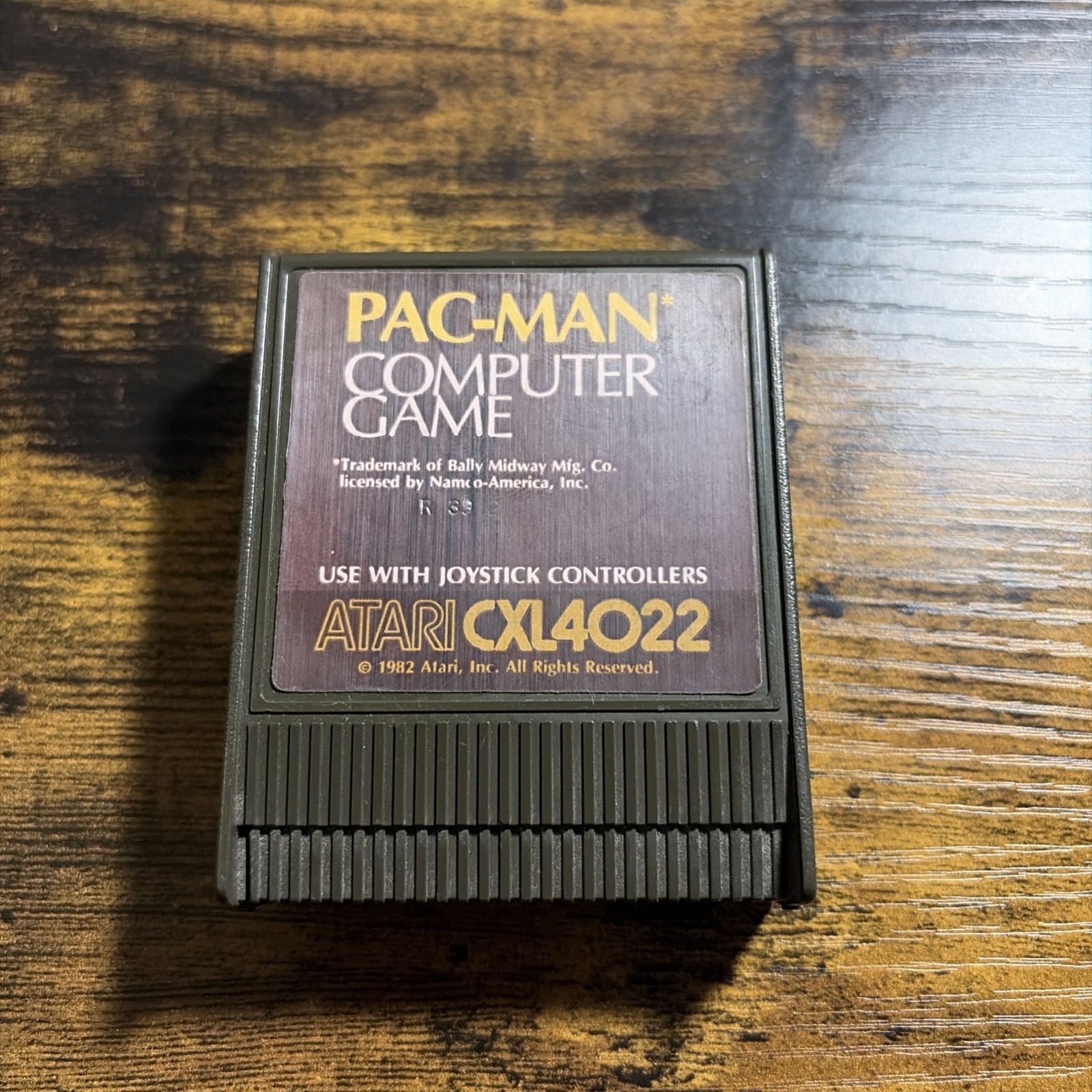 Pac-Man Atari 400/800/XL/XE CXL4022 Tested Working Authentic Cartridge