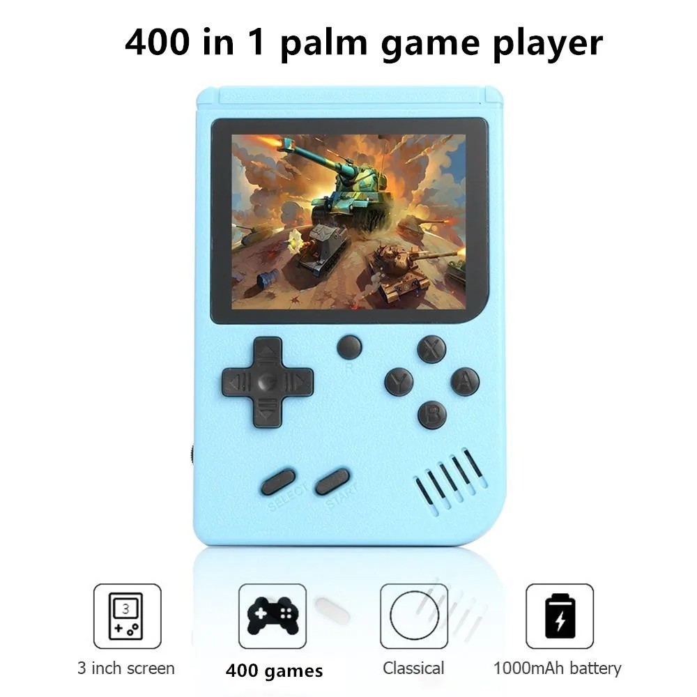 Handheld Game Console 400 in 1 Retro Video Game Player 8 Bit Portable Console US