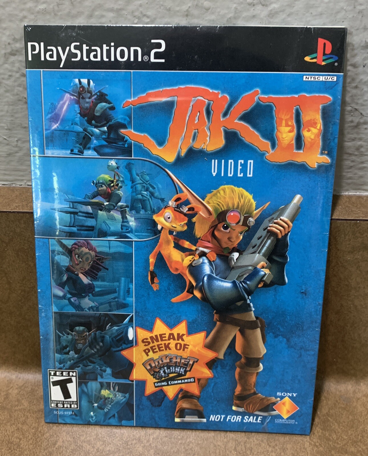 Jak II Video + Ratchet Going Commando Demo Disc (PlayStation 2) New Sealed NFR