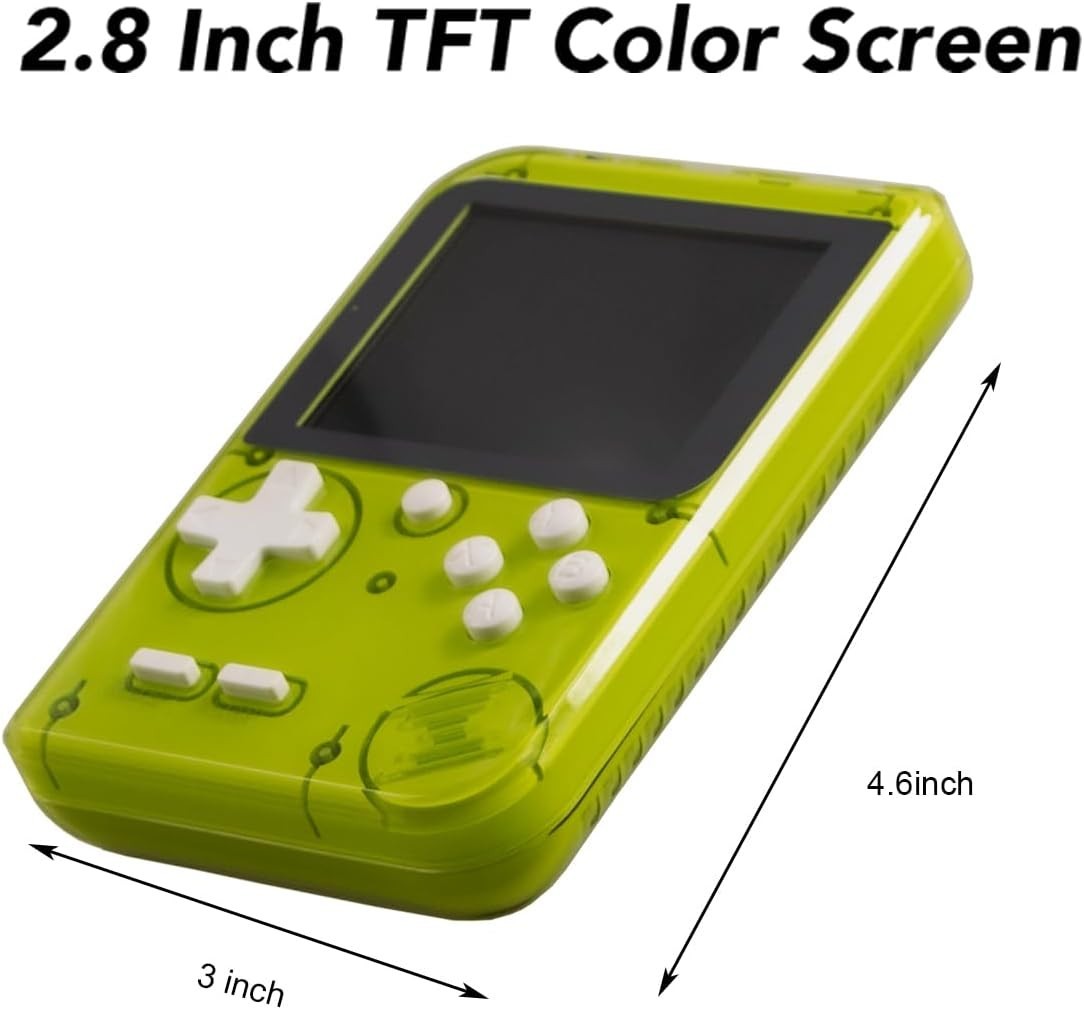 Retro Mini Game Machine: 400 Classic Games Handheld Console – 2.8-Inch Screen