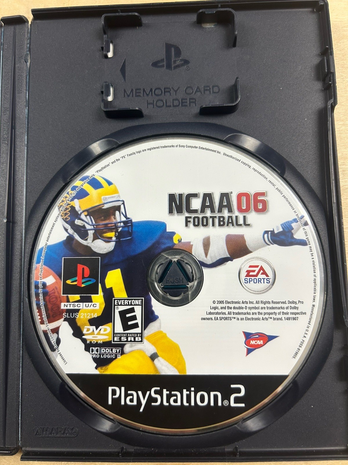 NCAA Football 06 EA Sports Sony PlayStation 2 PS2 w/ MANUAL *See Desc.