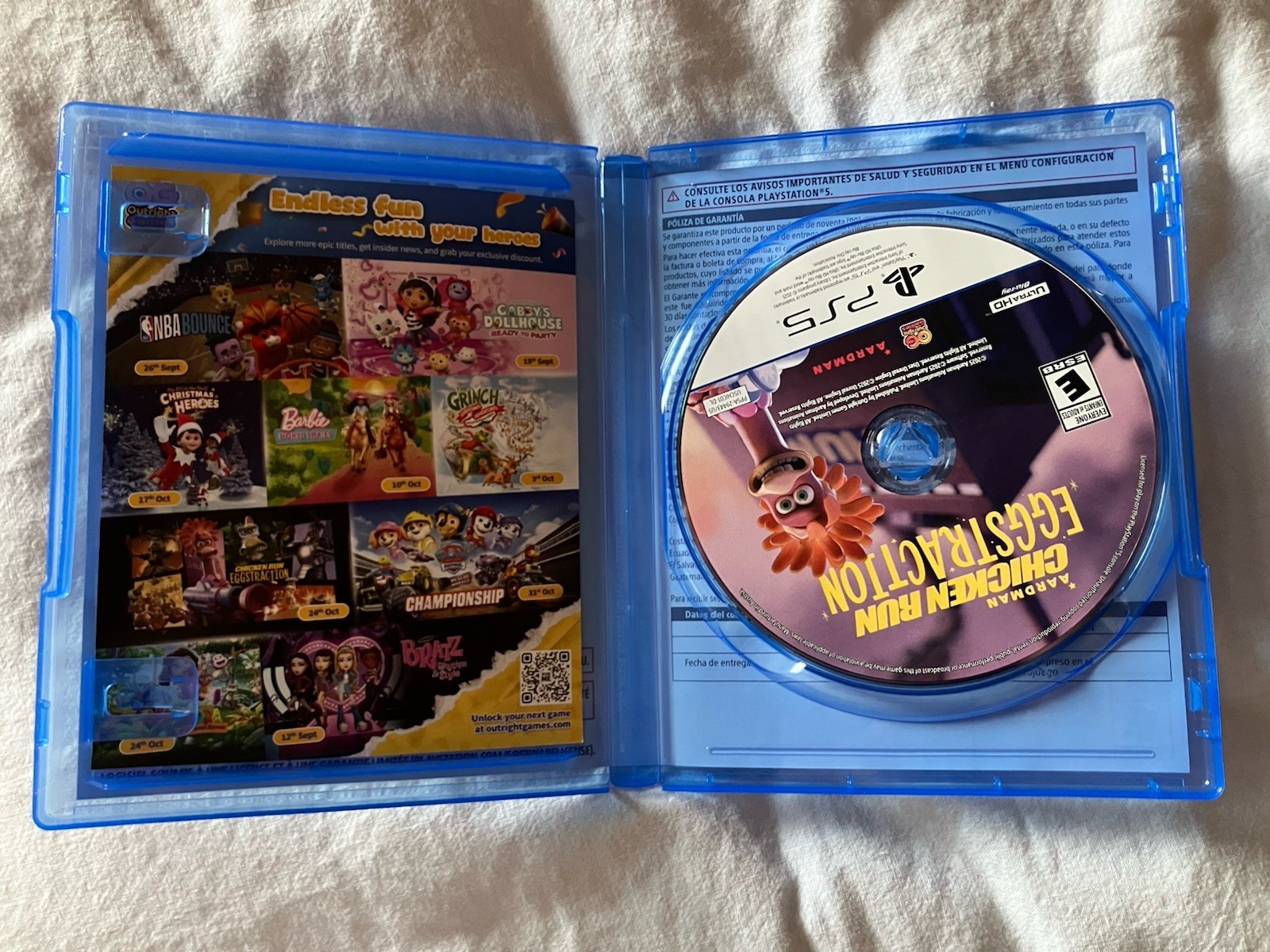 Chicken Run Eggstraction PS5 MINT ORIGINAL OWNER Sony PlayStation 5