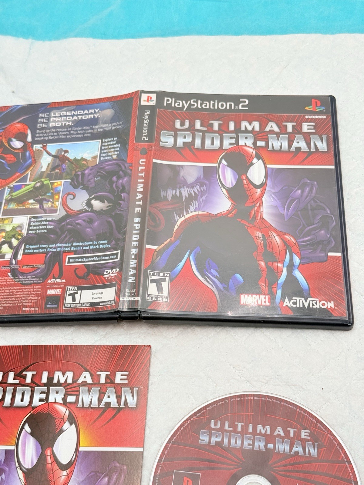 Ultimate Spider-Man (PlayStation 2, PS2)Complete CIB😱🔥