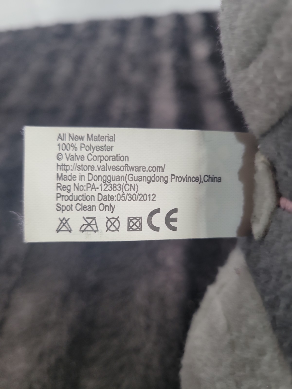 Valve Portal Critters Companion Cube Plush Doll Portal 2 Video Game 2012