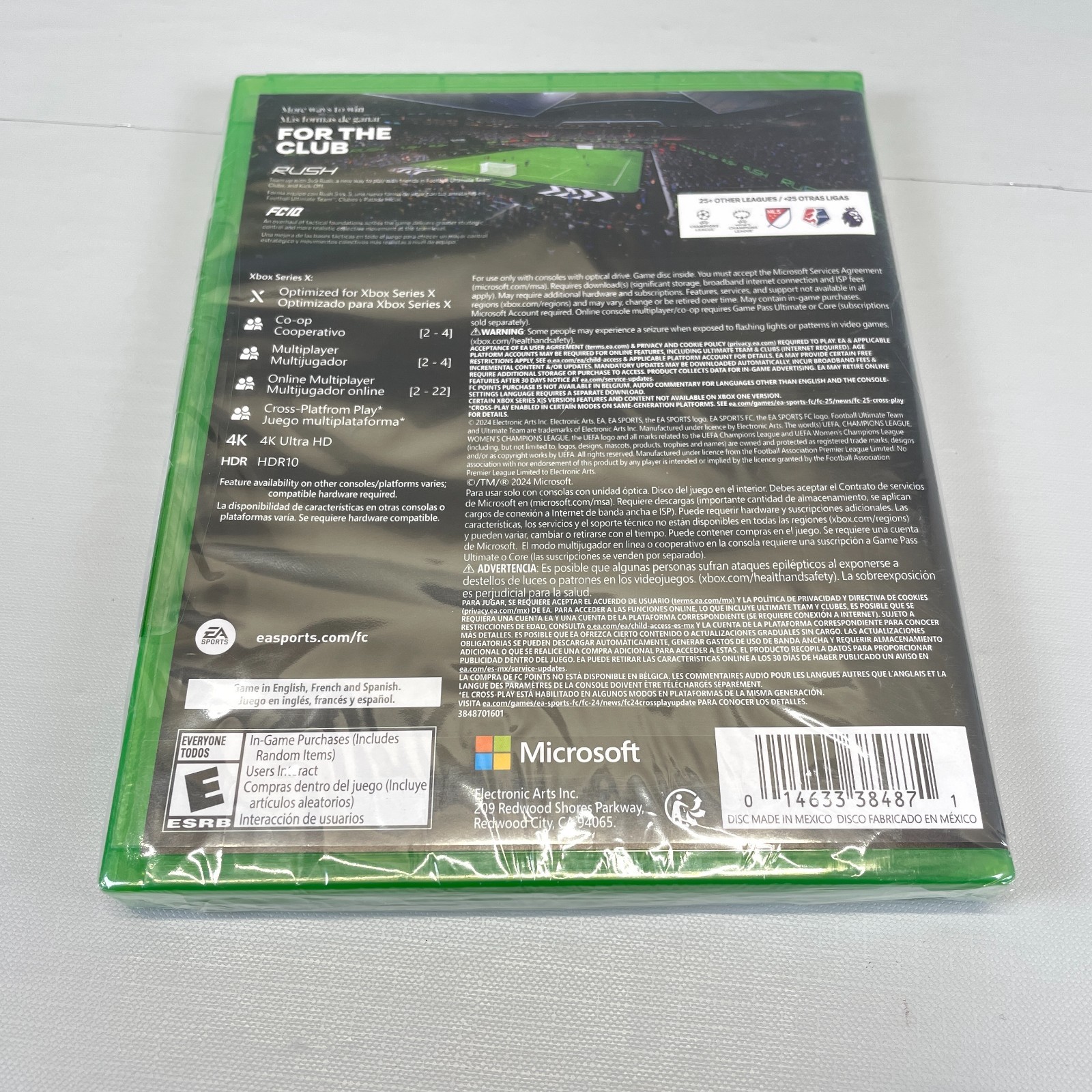 EA Sports FC25 Xbox Series X, Xbox One, New – Sealed, Soccer Game