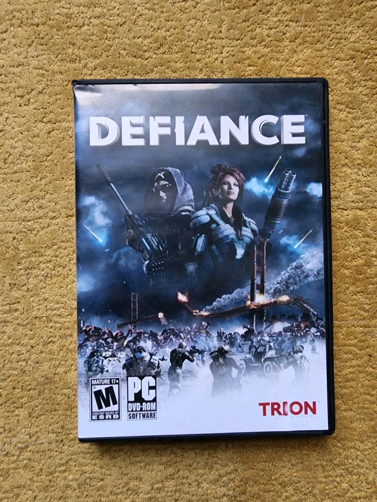 Defiance (PC DVD-ROM, 2013) Trion Games CIB Manual, Key & Postcards