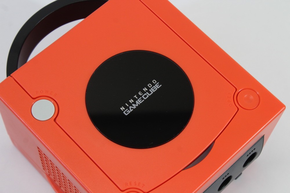 Nintendo Gamecube Console Warm Red x Black White LED NTSC-U/C DOL-001 GC PLAY US