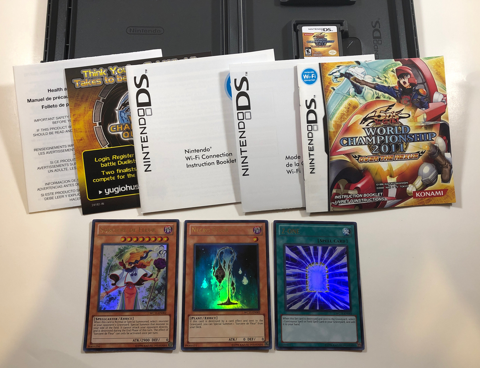 Yu-Gi-Oh 5D’s World Championship 2011: Over the Nexus (Nintendo DS) WITH CARDS