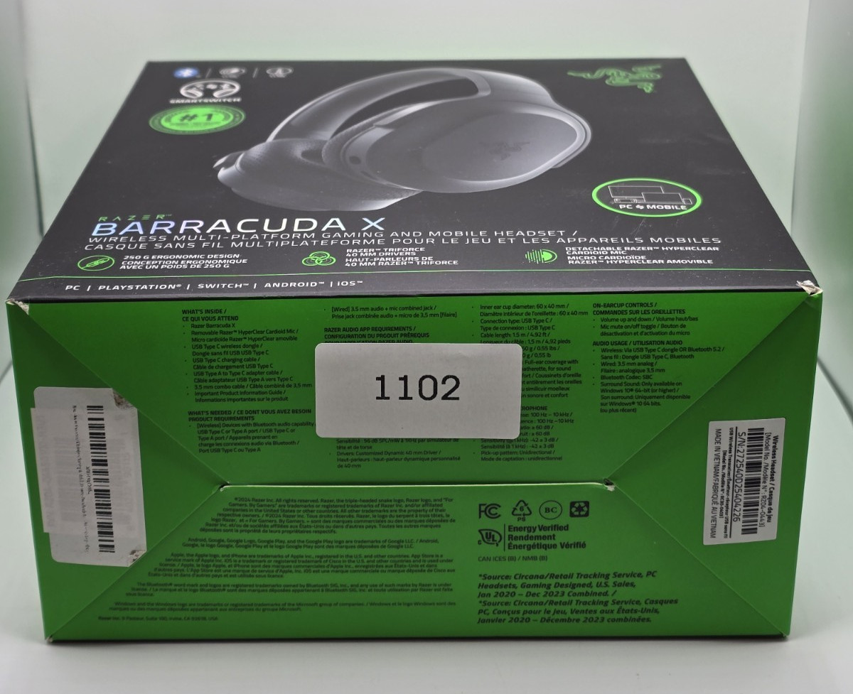 Razer Barracuda X Wireless Gaming Headset, Black – RZ04-04430100-R3U1
