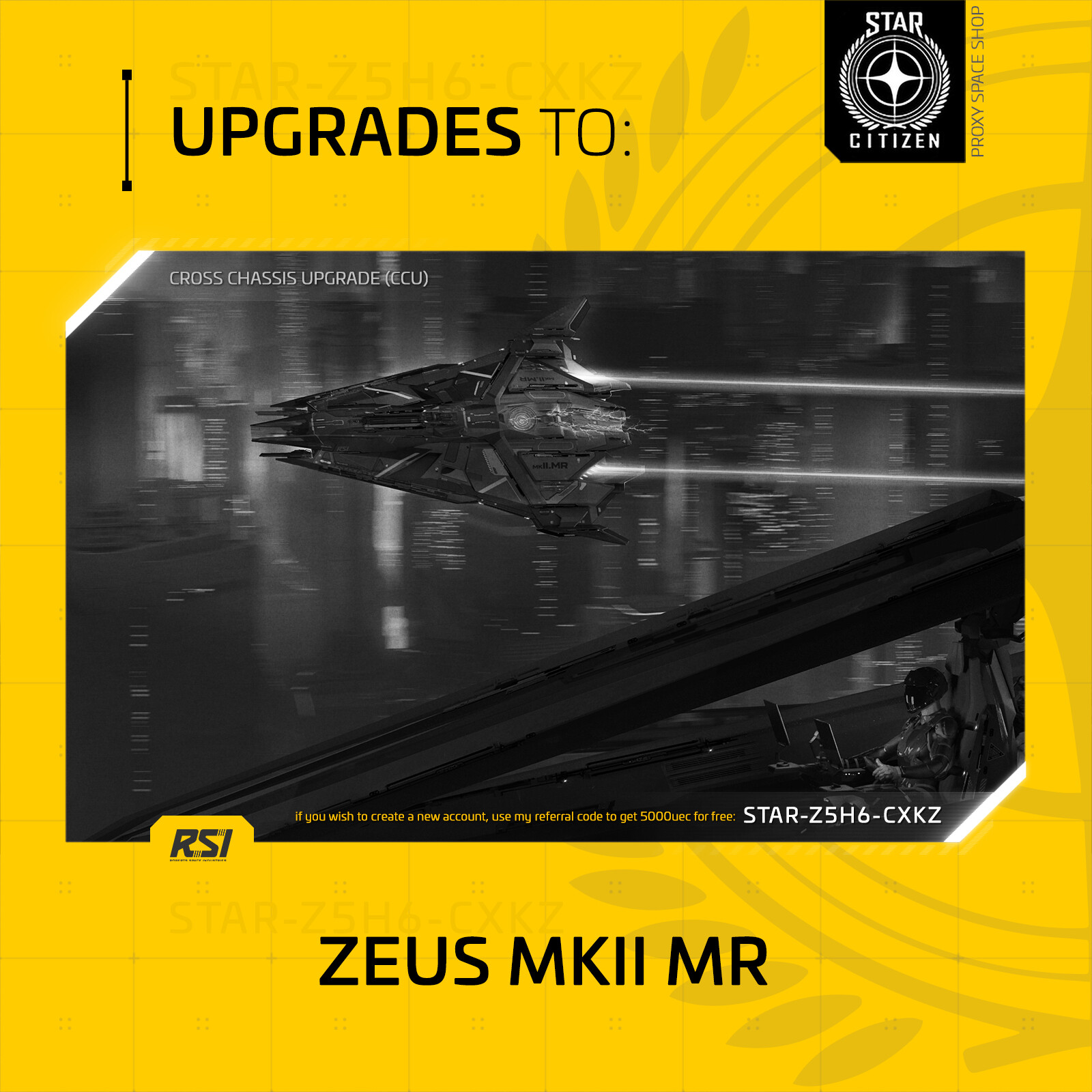 Star Citizen – RSI ZEUS MKII MR – UPGRADE – (CCU)