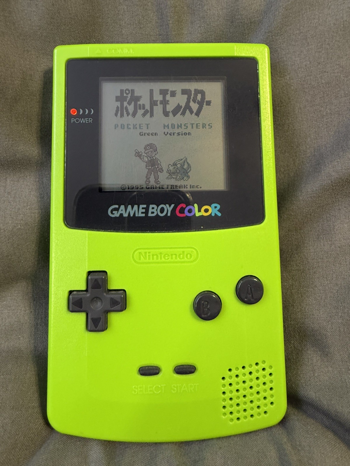 Nintendo Game Boy Color Kiwi Lime Green Handheld – Authentic, Tested & Working