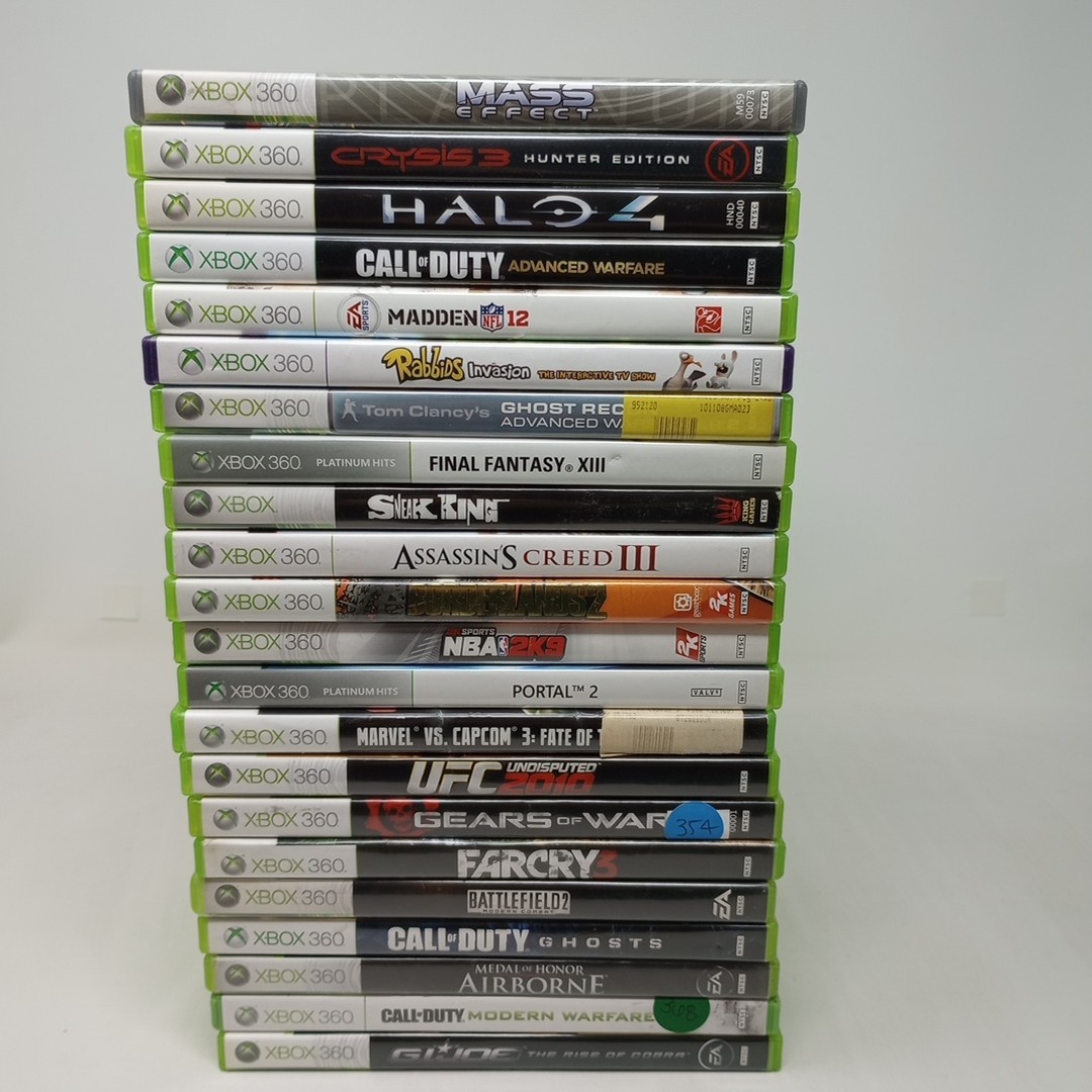 Lot Of 22 Xbox 360 Games With Cases (Many Have Manuals) UNTESTED See Pics!