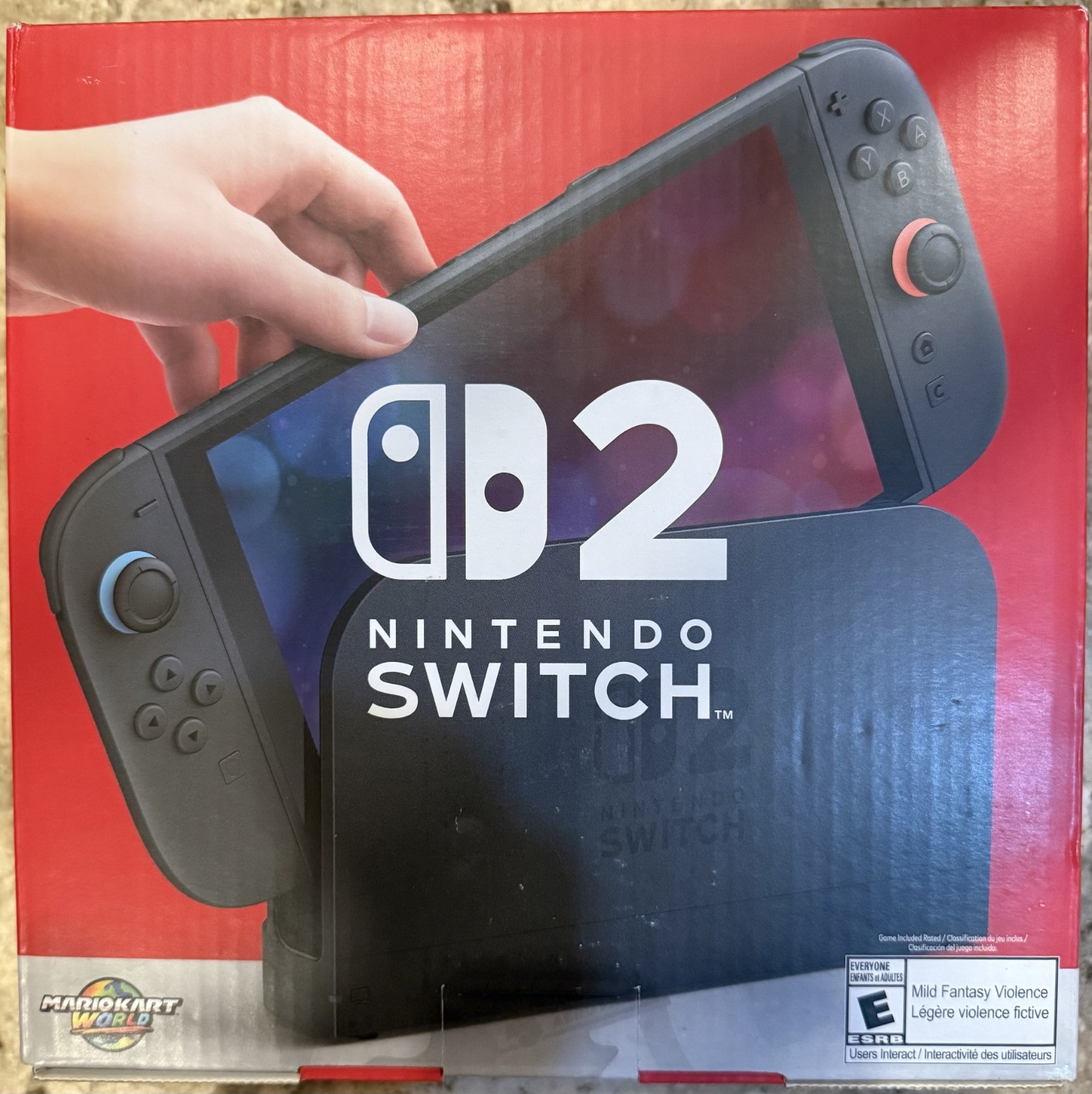 New Nintendo Switch 2 Console w/ Mario Kart World (Full Game Download) Bundle