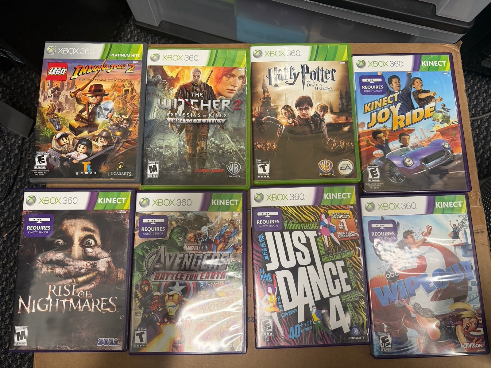 Microsoft Xbox 360 Assorted Video Games Lot of 24, Complete