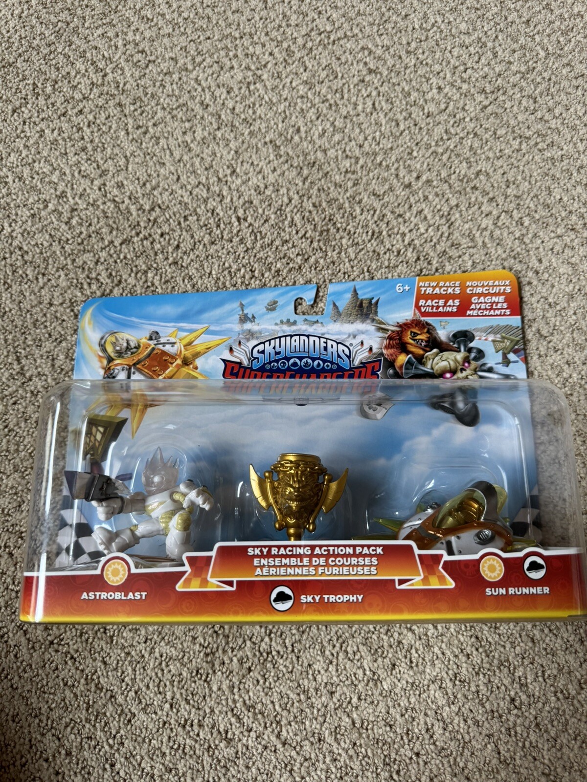 Skylanders Superchargers Sky Racing Action Pack Astroblast Sky Trophy Sun Runner