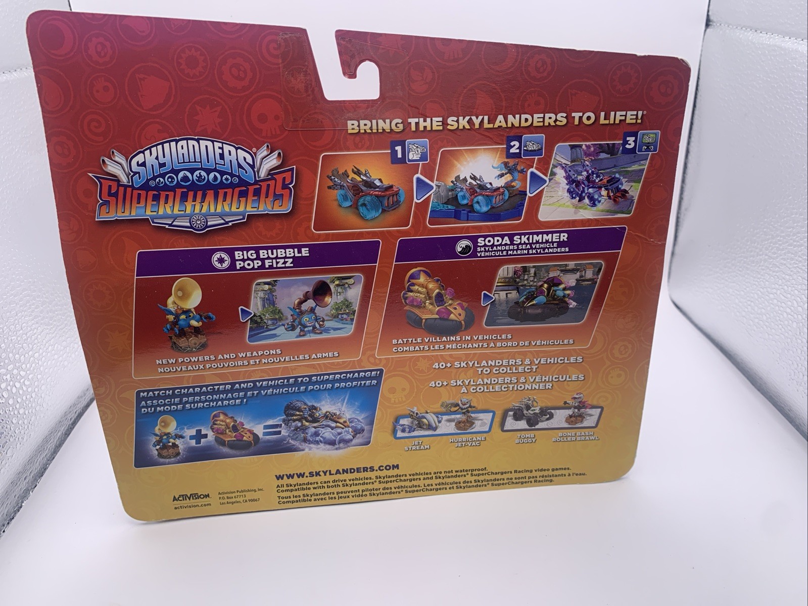 Skylanders Superchargers Big Bubble Pop Fizz & Soda Skimmer Combo Pack – Sealed