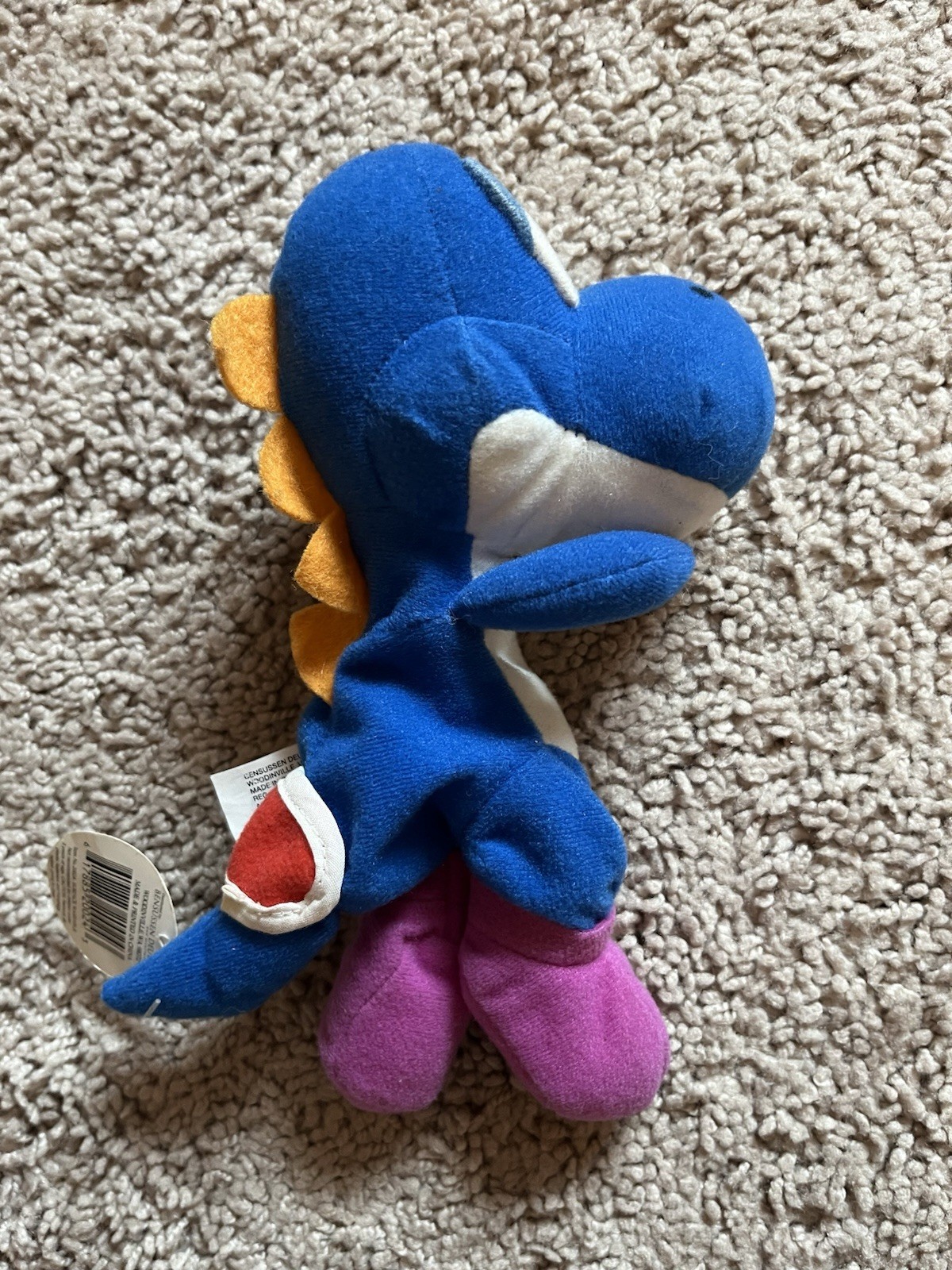 Lot of 4 Yoshi 1997 BD&A Nintendo 64 Plush w/ Tags On 3 Of Them Vintage