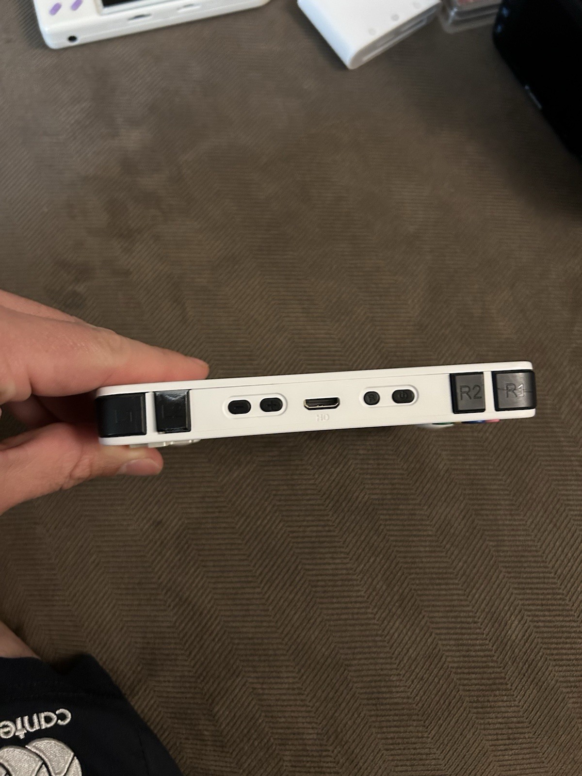 Powkiddy RGB30 with custom buttons