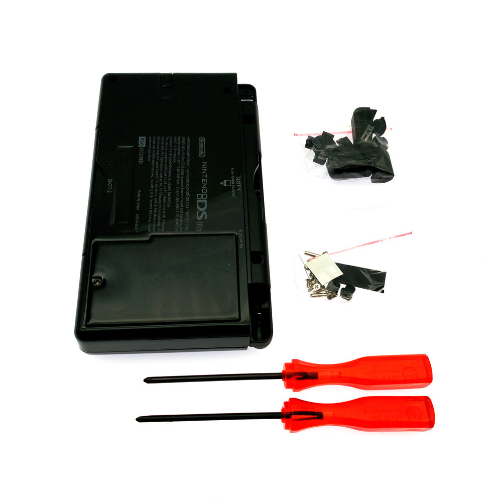Black Pokemen Housing Shell Case For Nintendo DS Lite NDSL DSL Case