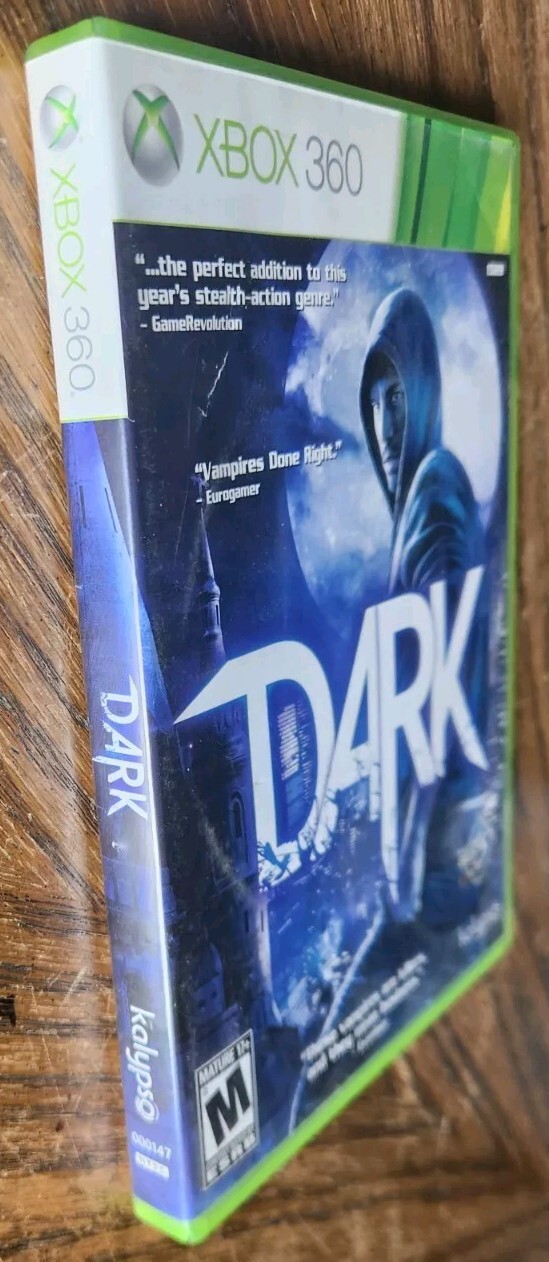 Dark (Microsoft Xbox 360, 2013) Kalypso Altus CIB Complete DISC IS EXCELLENT