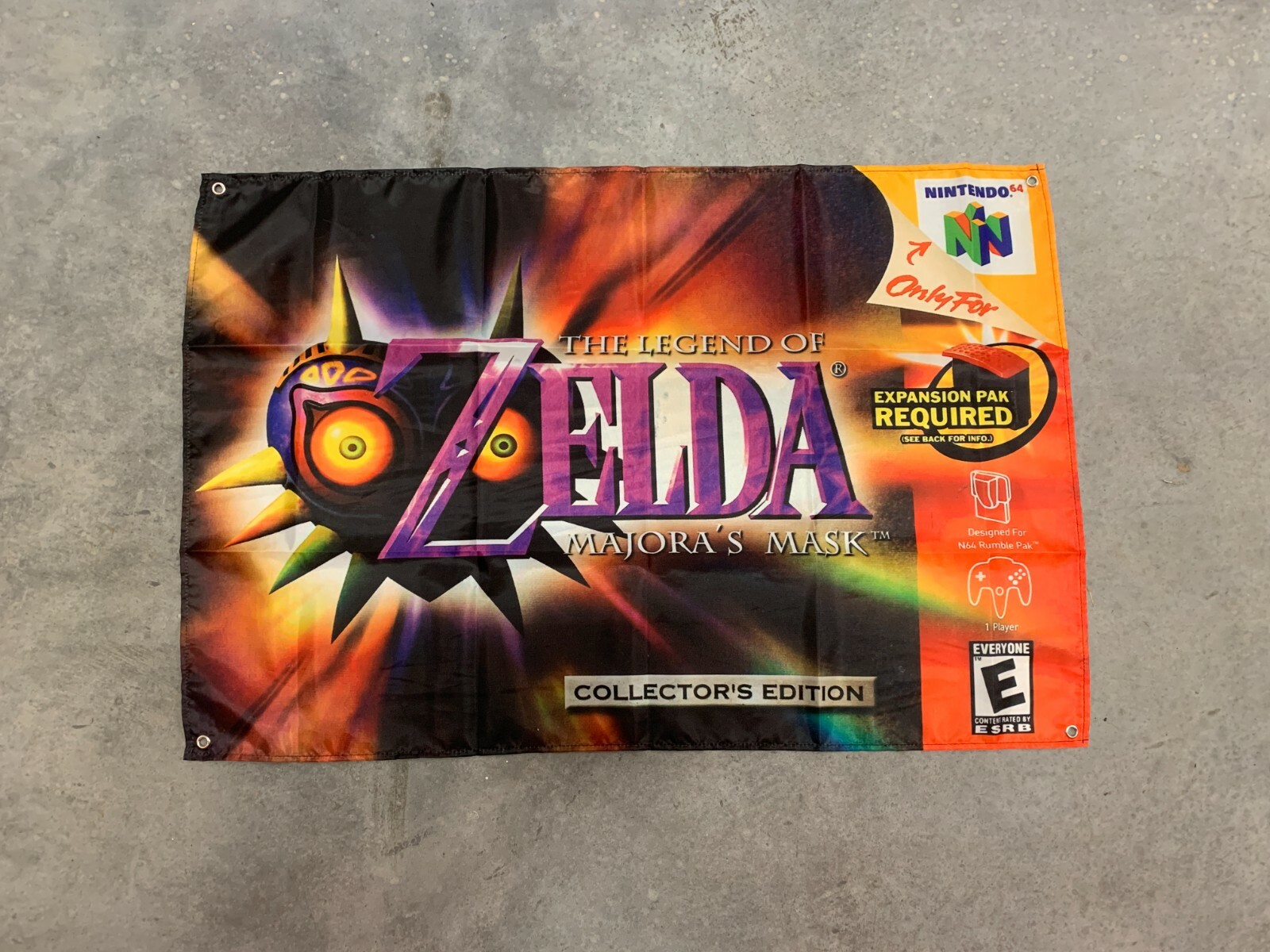 The Legend Of Zelda Majora’s Mask Wall Flag Banner Tapestry 2 x 3 Ft, N64