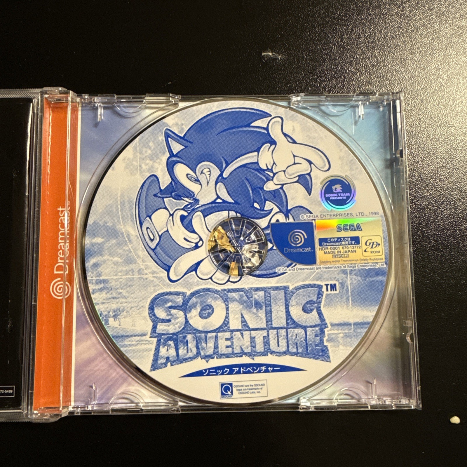 Sonic Adventure Sega Dreamcast 1998 Japanese Version HDR-0001 Japan