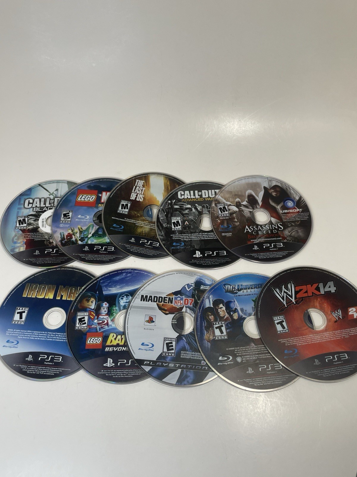 Sony PlayStation 3 Loose Game Lot Of 25 Untested Condition Varies