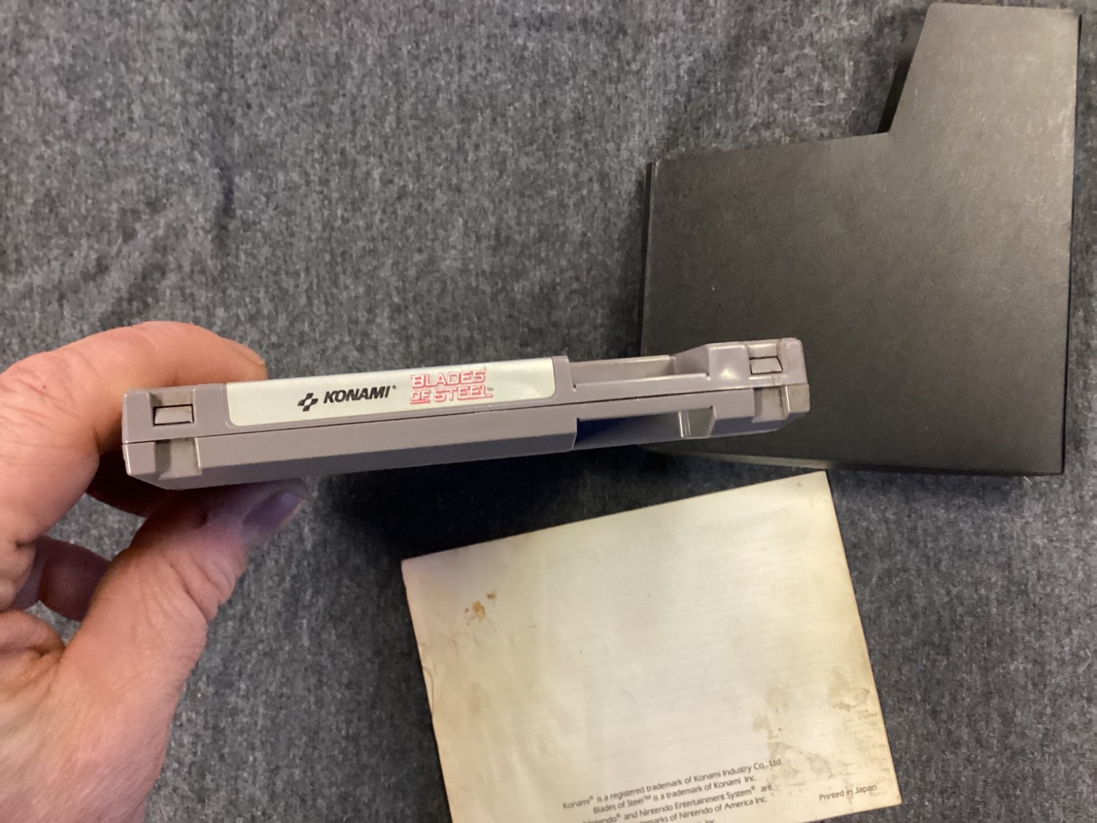 Blades of Steel NES Manual Sleeve Actually Tested in Pics Careful Shipping 4 You